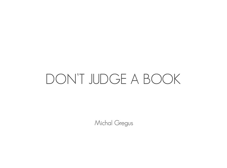 Don’t Judge A Book